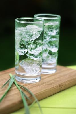 Mineralwasser mit Eiswürfeln od Maja Schon