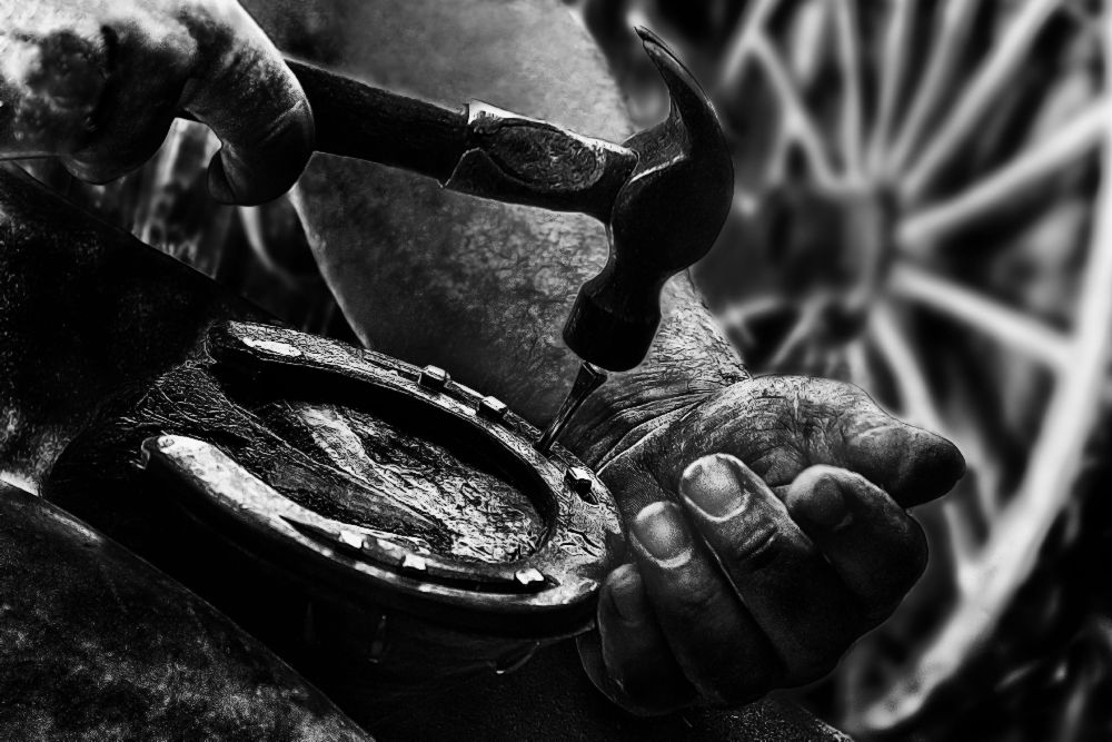 Le MarA©chal fA©rrant (the blacksmith) od Manu Allicot