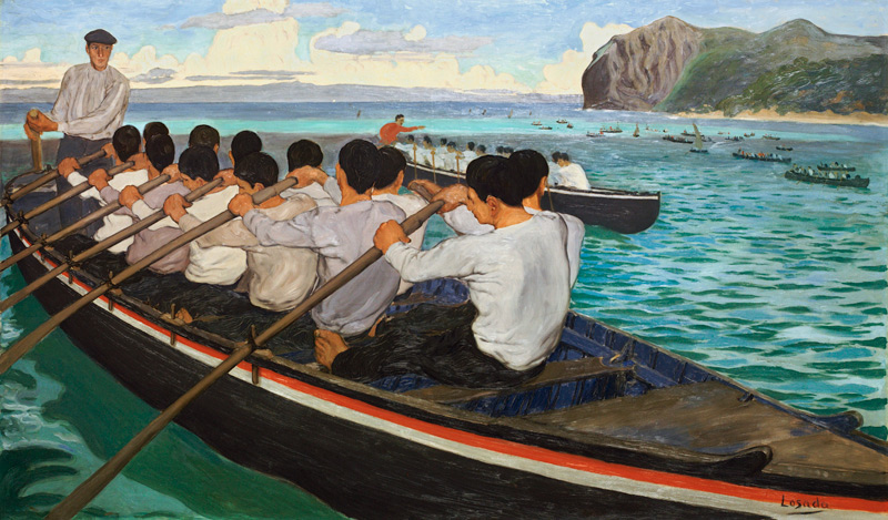 The oarsmen od Manuel Losada
