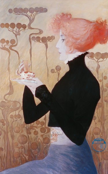 Portrait of Sarah Bernhardt od Manuel Orazi