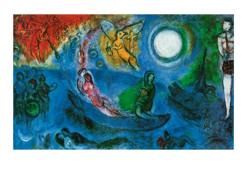 Il concerto, 1957  - (MCH-269) od Marc Chagall