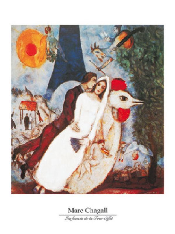 Les fiances  - (MCH-622) od Marc Chagall