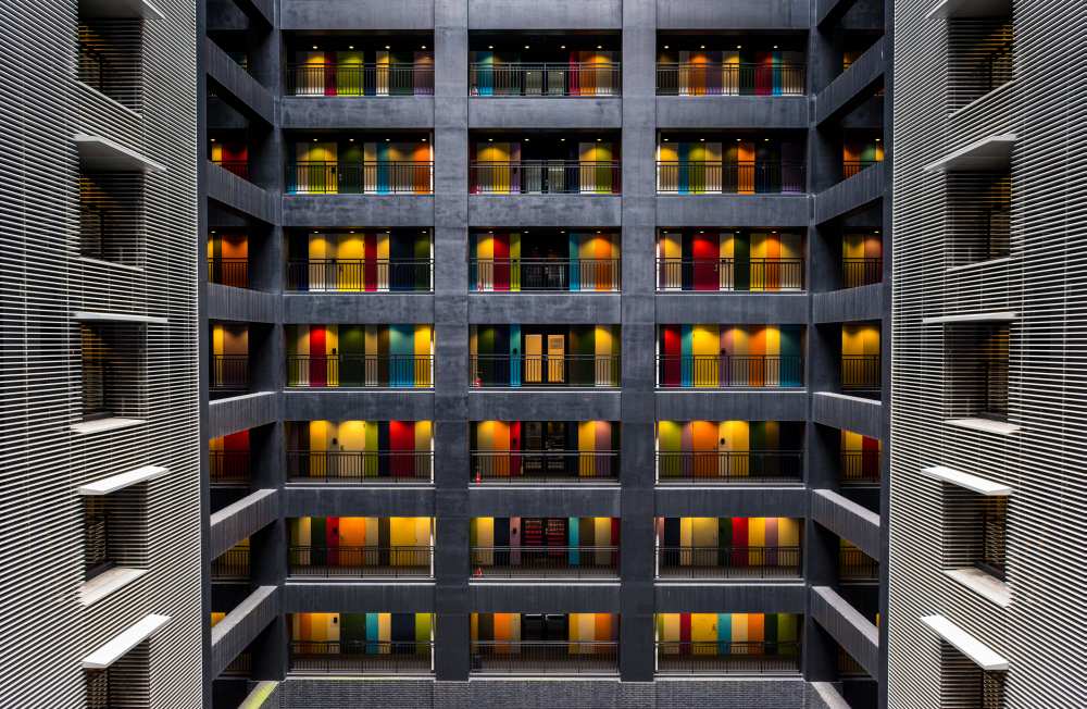 The colored doors od Marc Pelissier
