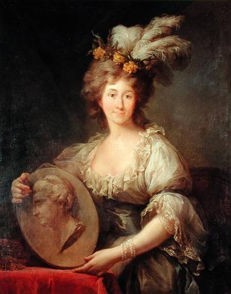 Portrait of Anne Biron (1750-1850) Princess of Courland od Marceli Bacciarelli