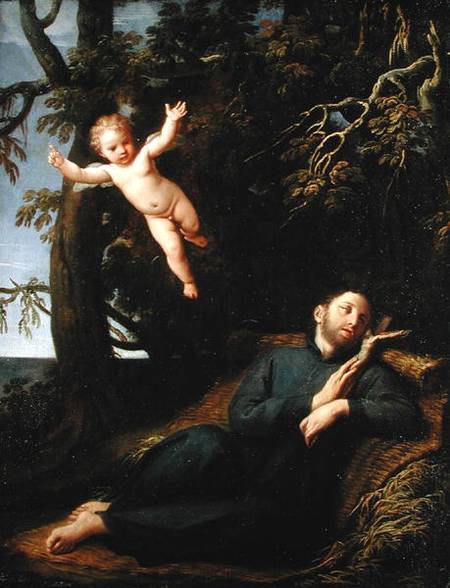St. Francis de Sales (1567-1622) in the Desert od Marco Antonio Franceschini