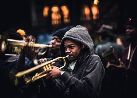 Jazz in the street of New Orleans
