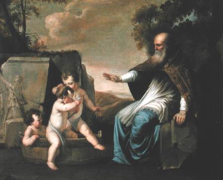 St. Nicholas Resurrecting Three Children od Marguerite de La Hyre