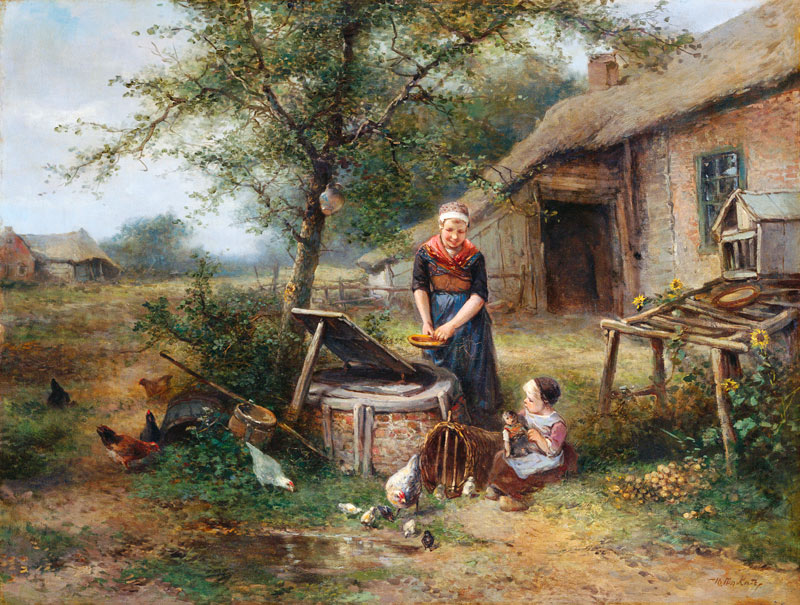 Auf dem Bauernhof. od Mari Johann M.Henri Ten Kate