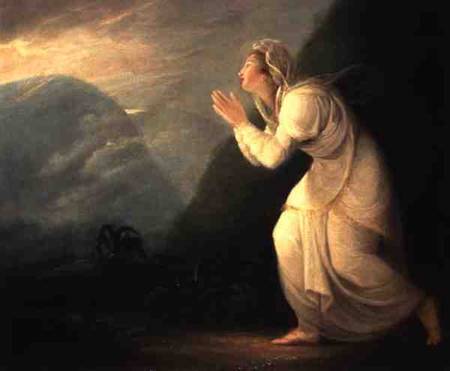 Persian Lady Worshipping the Rising Sun od Maria Hadfield Cosway