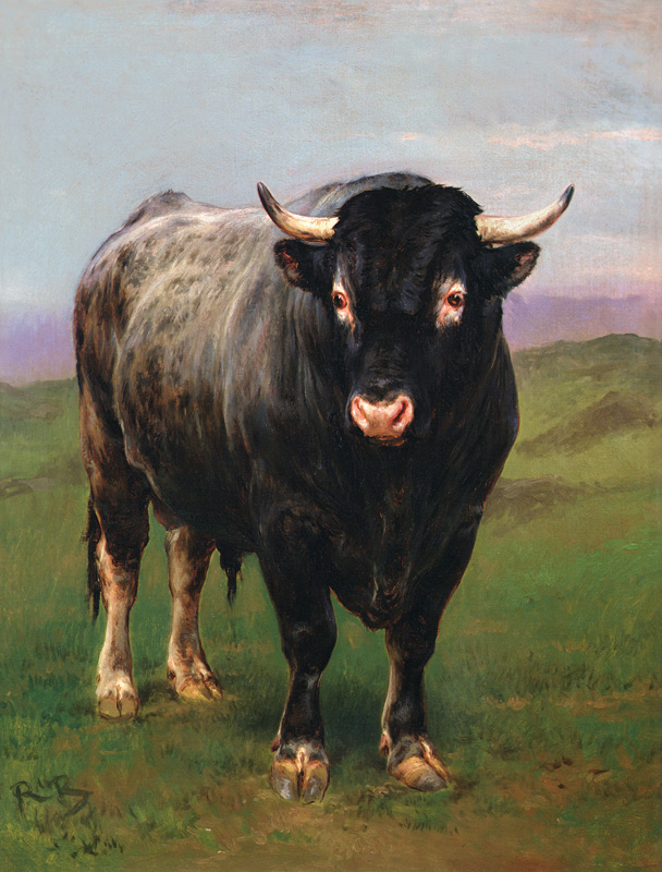 The Black Bull od Maria-Rosa Bonheur