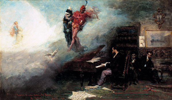 Recalling the Faust Fantasy od Mariano Fortuny