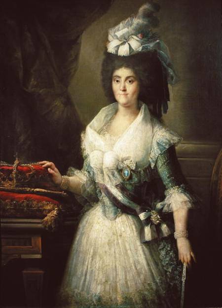 Portrait of Queen Maria Luisa (1751-1819) od Mariano Salvador de Maella