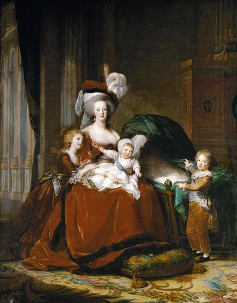 MarieAntoinette de Lorraine-Habsbourg, reine de France, et ses enfants od Marie Elisabeth-Louise Vigée-Lebrun