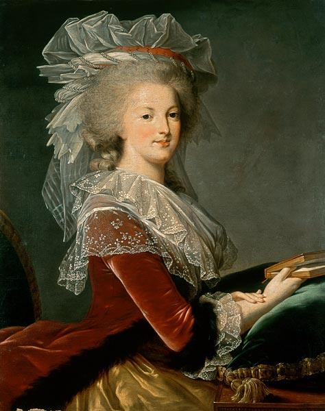 Portrait of the queen Marie Antoinette