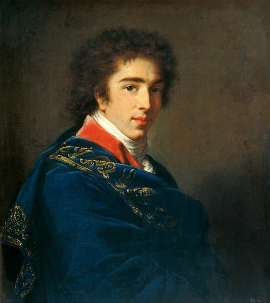 Bildnis des Prinzen Iwan Barjatinsky od Marie Elisabeth-Louise Vigée-Lebrun