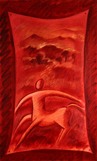 Centaure, 1995 (oil on canvas)  od Marie  Hugo