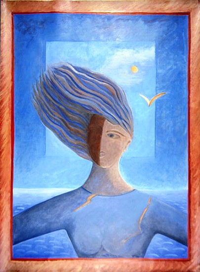 Zoe de la Mer, 1993 (oil on paper)  od Marie  Hugo