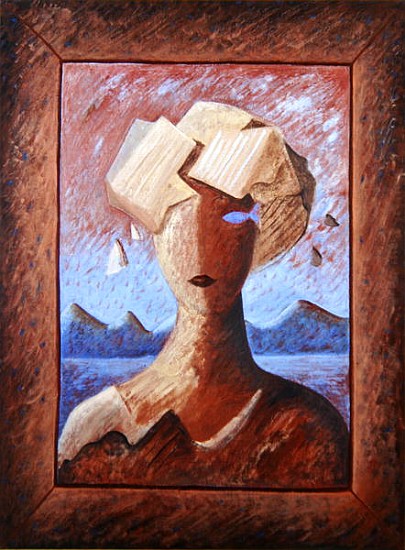 Zoe du Desert, 1994 (oil on paper)  od Marie  Hugo