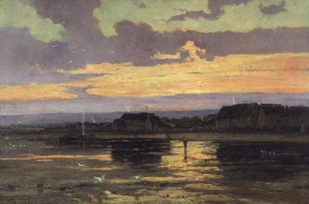 Solitude in the Evening, Morsalines od Marie Joseph Leon Clavel Iwill