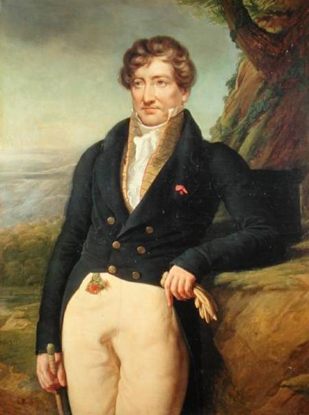 Portrait of the French Zoologist and Paleontologist Georges Cuvier (1769-1832) od Marie Nicolas Ponce-Camus
