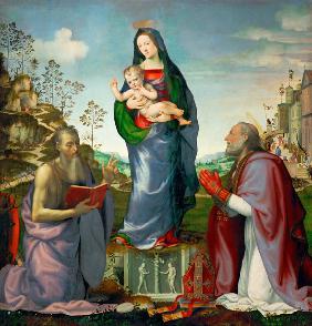 Madonna and Child with Saints James and Zenobius