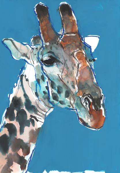 Bull Masai Giraffe od Mark  Adlington