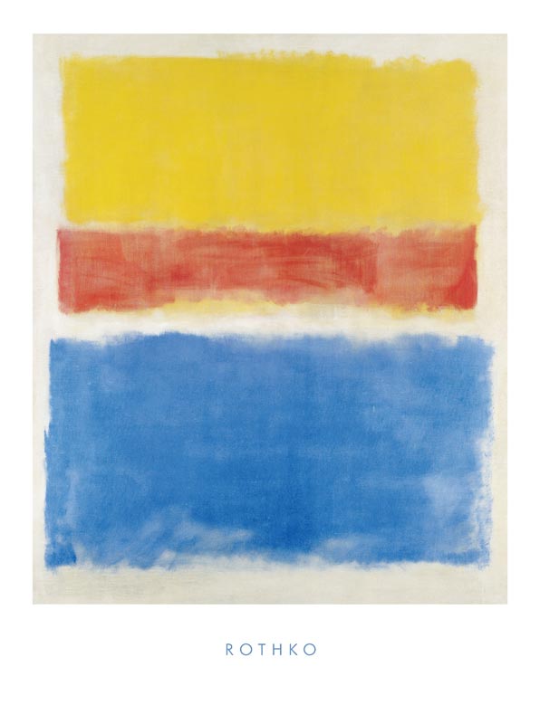 Untitled (Yellow-Red and Blue) od Mark Rothko