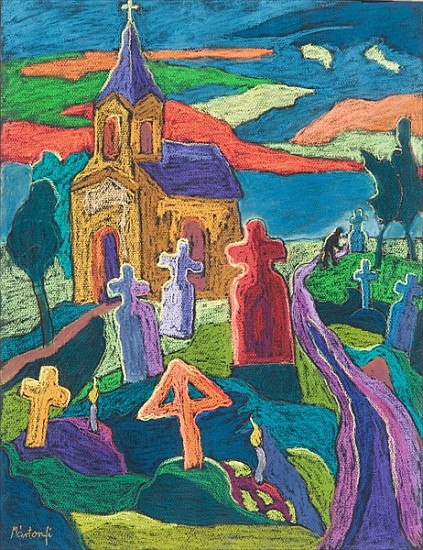 Day of the Dead, 2006 (pastel on paper)  od Marta  Martonfi-Benke