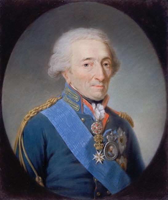 Portrait of Prince Nikolay Ivanovich Saltykov (1736-1816) od Martin Ferdinand Quadal