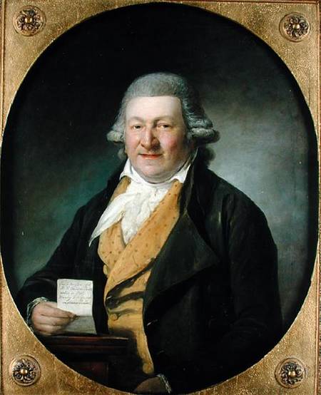 Portrait of Mr Lehman Ruben od Martin Ferdinand Quadal