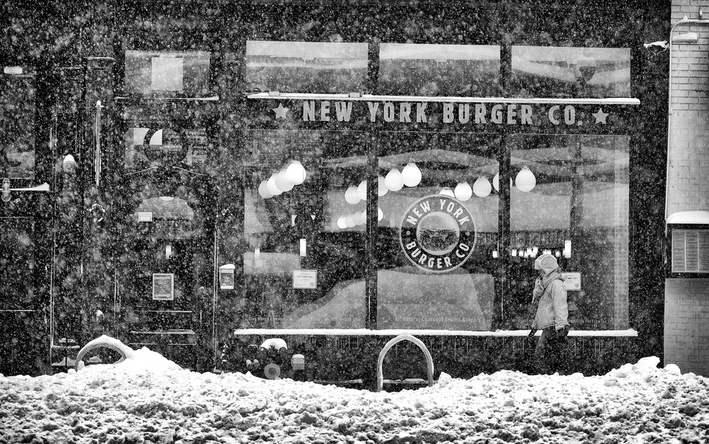 New York in Blizzard od Martin Froyda