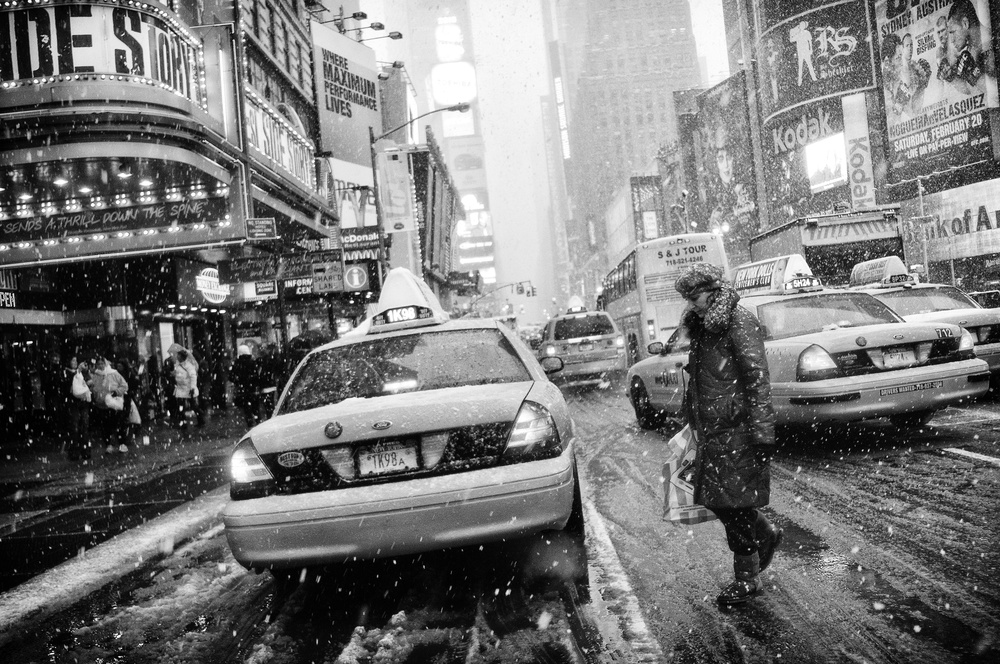 New York in Blizzard od Martin Froyda