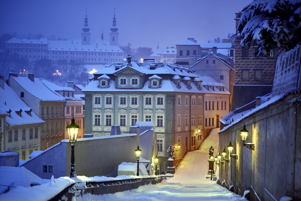 Prague in white od Martin Froyda