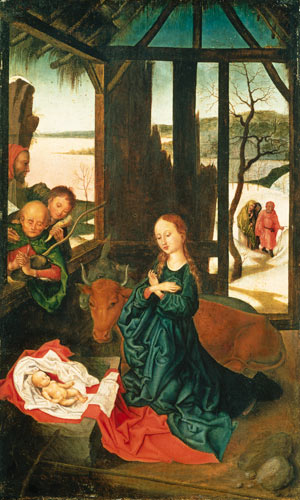 The birth Christi. od Martin Schongauer (Umkreis)