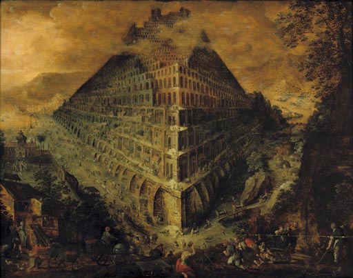 Der Turmbau zu Babel od Martin van Valckenborch