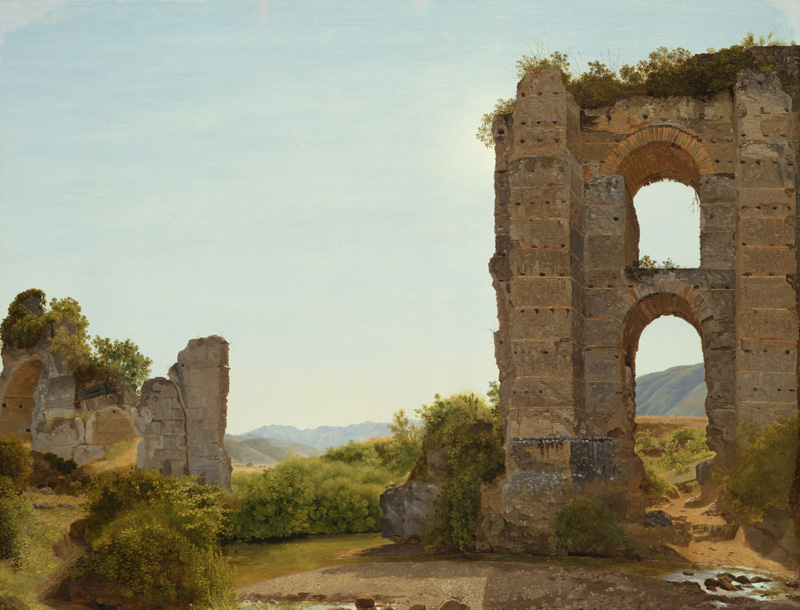 Ruin near Rome od Martin von Rohden