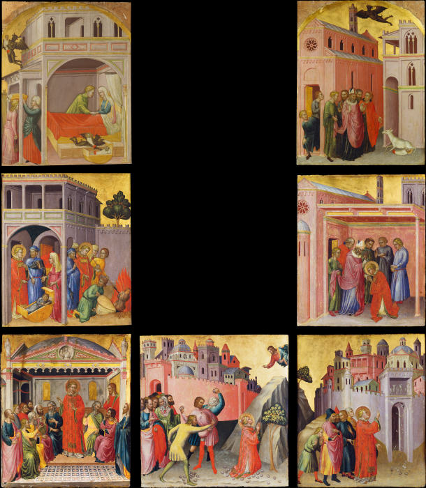 Seven Scenes from the Legend of St. Stephen od Martino di Bartolomeo