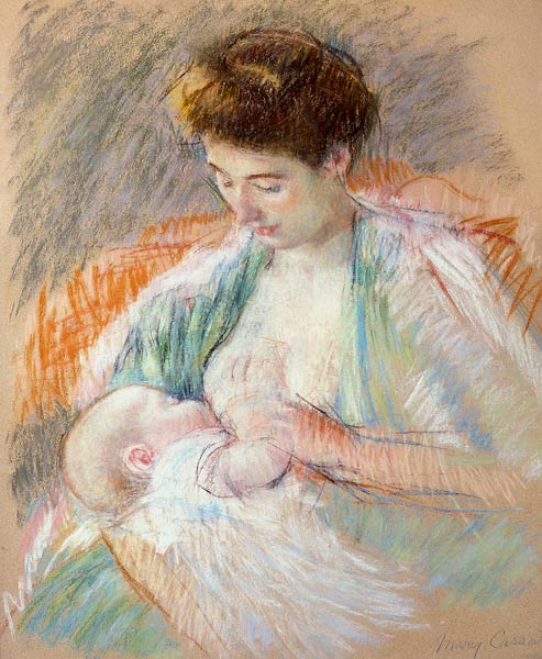 Mother Rose Nursing Her Child od Mary Cassatt
