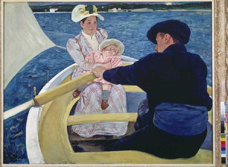 Boat game od Mary Cassatt