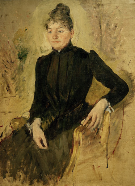 Cassatt / Portrait of a Woman / Painting od Mary Cassatt