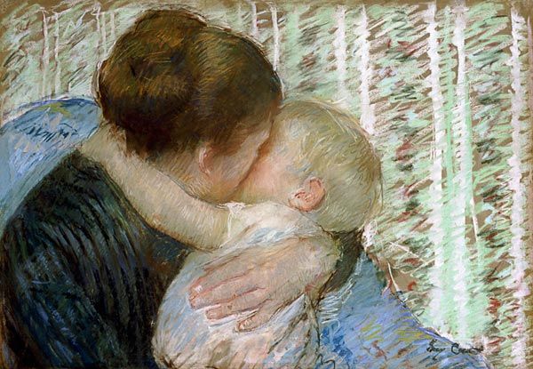 Der Gute-Nacht-Kuss. od Mary Cassatt