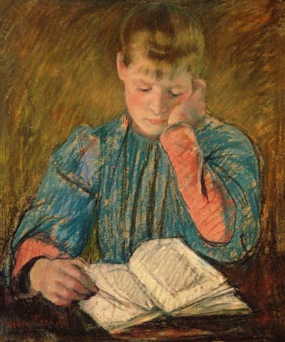 Reading girl od Mary Cassatt