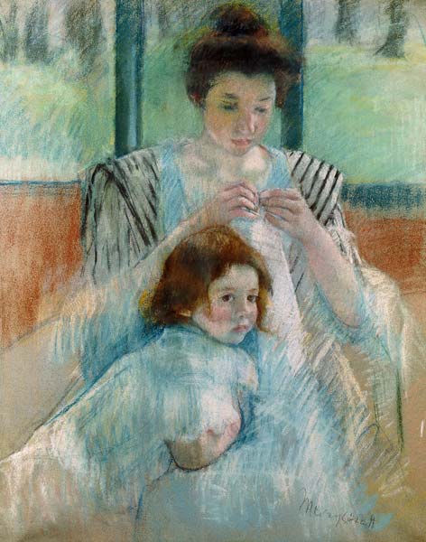 Mother and child od Mary Cassatt