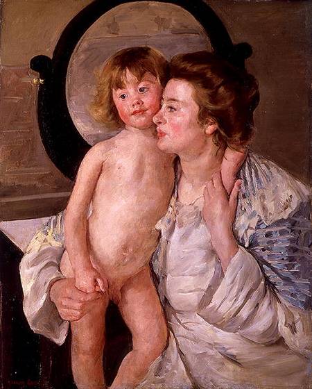 Mother and Boy od Mary Cassatt