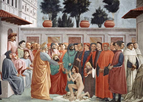Resurection of Theophilus od Masaccio