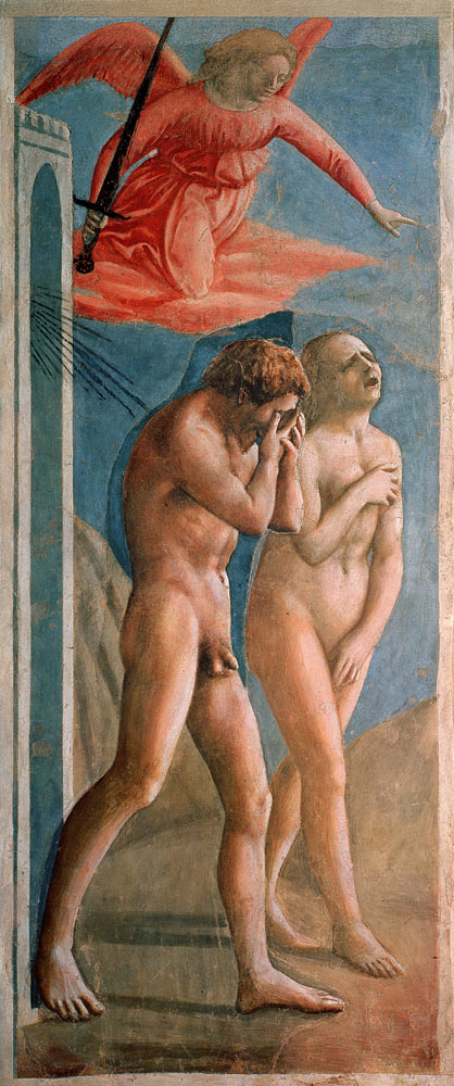 Expulsion from the paradise od Masaccio