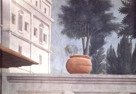 The Raising of the Son of Theophilus, King of Antioch (Detail of SS. Peter and Paul and faces in the od Masaccio