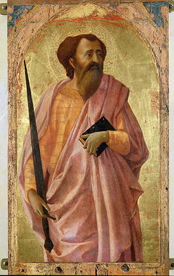 St. Paul, 1426 (tempera on panel) od Masaccio