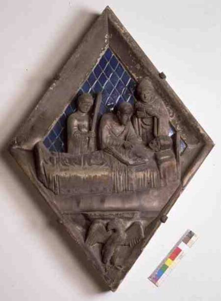 The Last Rites, relief tile from the Campanile od Maso  di Banco