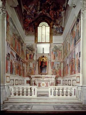General View of the Chapel od Masolino and Filippino Lippi Masaccio